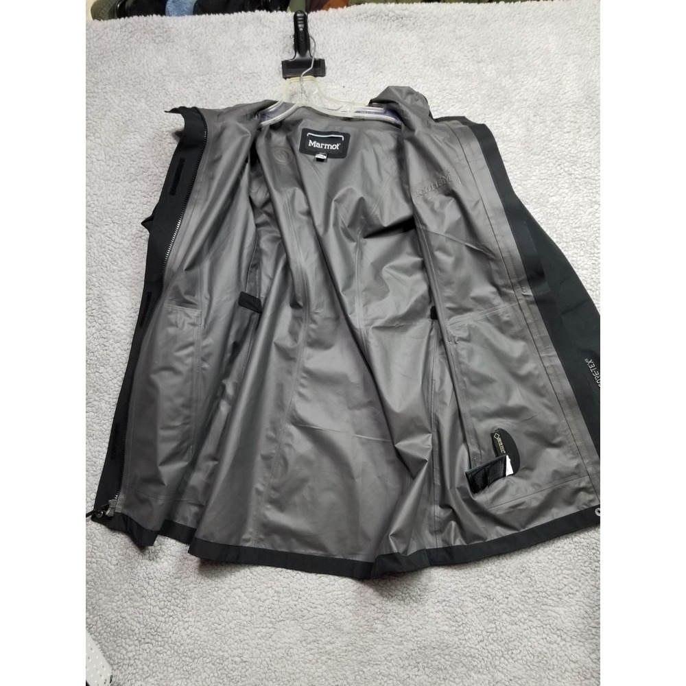 Marmot Gore Tex Minimalist Jacket Womens SMALL Hooded Rain Shell Waterproof - Picture 9 of 11